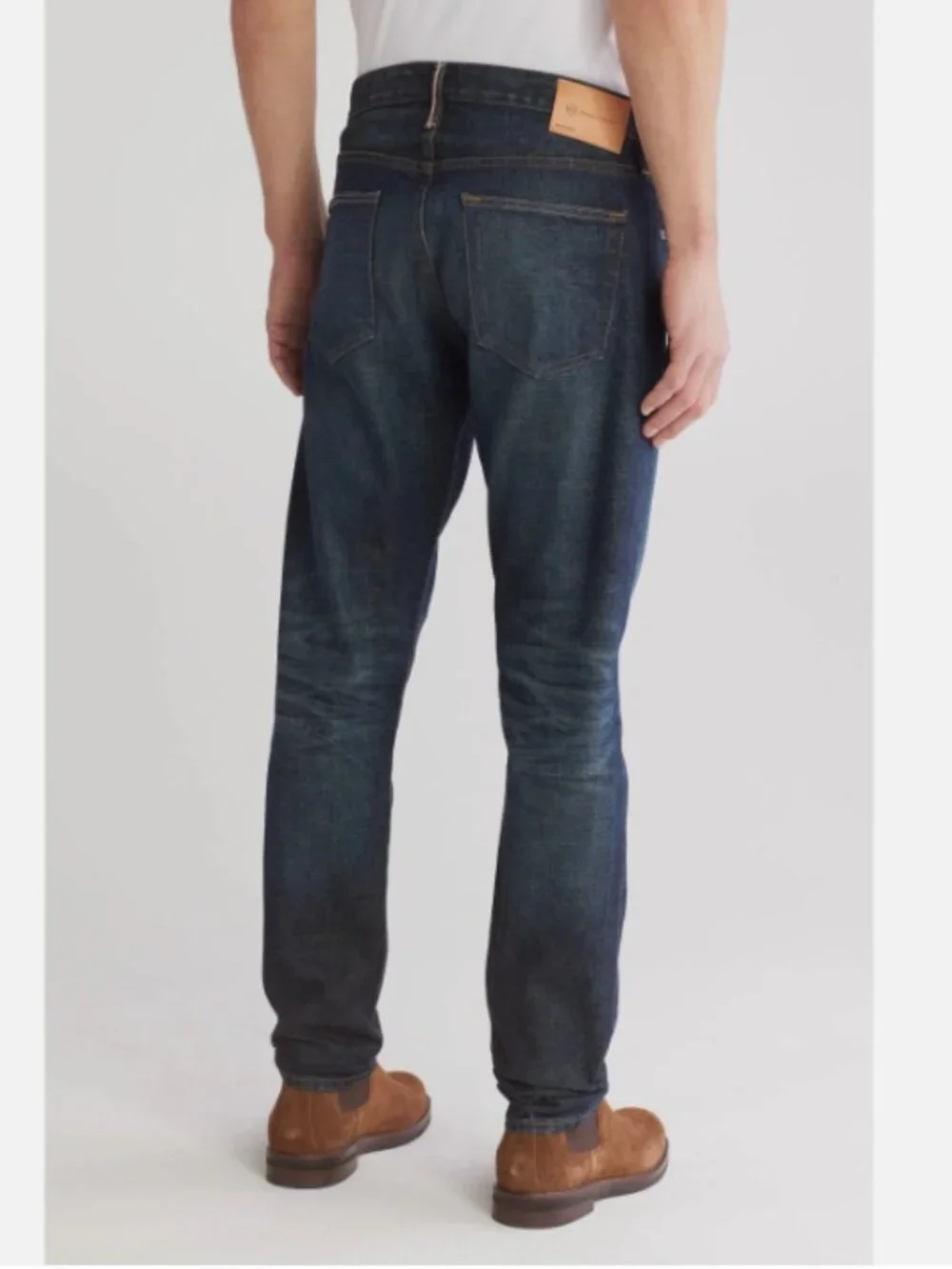 AG Pollock Slim Jeans W33 L32 Japan Heavy Selvedge Denim 15oz. Made in USA
